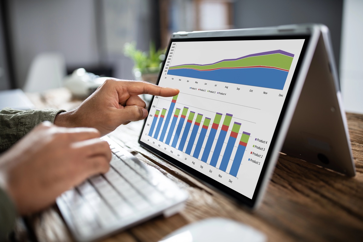 Learner reviewing quiz results and progress analytics